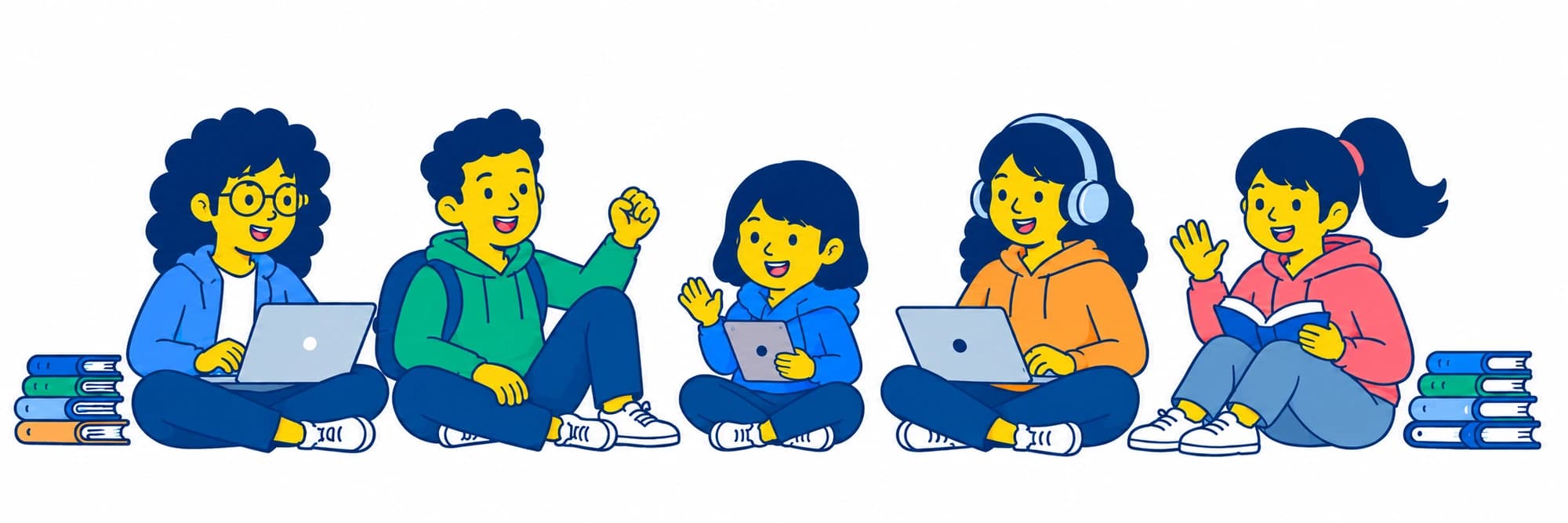 それぞれの大学生活を過ごす学生たち